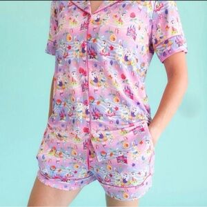 BNWT Posh Peanut x Lisa Frank 
Bunny Ballerinas Shorts Pajama Set